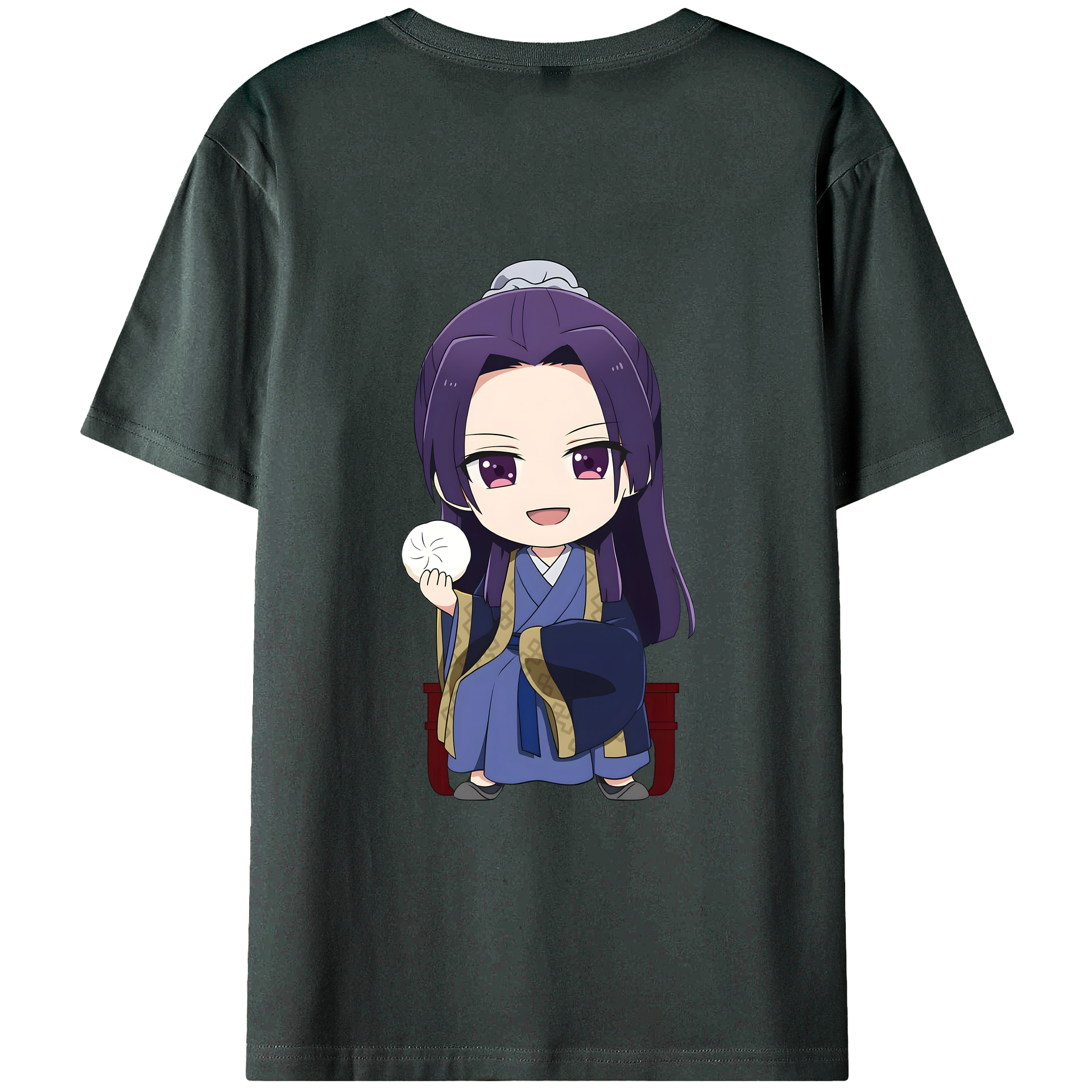 （画像用） 薬屋のひとりごと The Apothecary Diaries 綿100％ メンズ半袖Tシャツ（バックプリント） 通気性